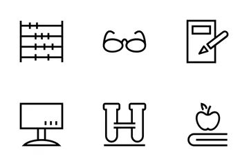School And Education Icons Icon Pack