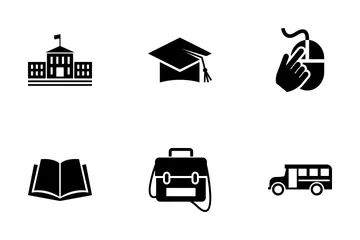 School And Education Vector Icons Icon Pack