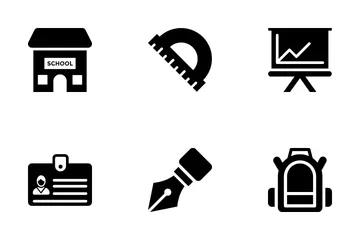 School And Education Vol 1 Icon Pack
