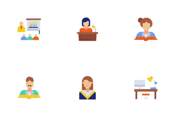 School And Geometric Tools Icon Pack