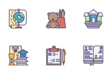 School And Science Icon Pack