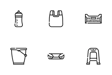 Plastic Accessories Icon Pack