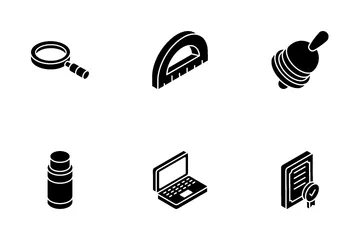 School & E Learning Icon Pack