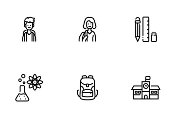 School Education Icon Pack