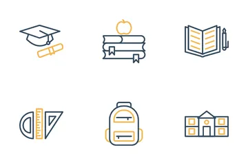 School Education Icon Pack