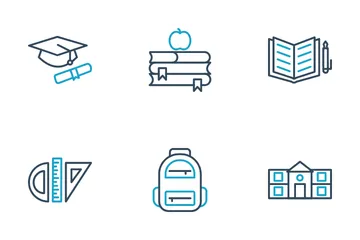 School Education Icon Pack