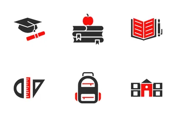 School Education Icon Pack