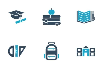 School Education Icon Pack