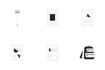 School Educational Icon Pack