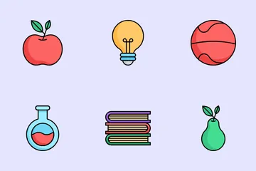 School Elements Icon Pack