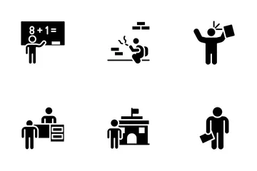 School Kids Icon Pack