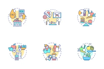 School Meal Icon Pack