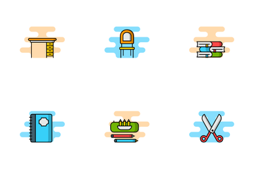 School Stationary Icon Pack