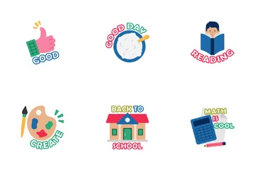 School Sticker Vol 1 Icon Pack