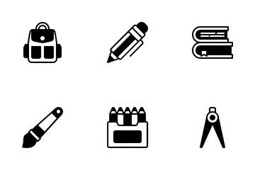 School Supplies Icon Pack