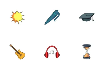 School Supplies Icon Pack