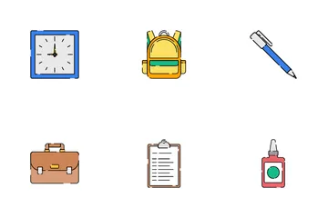 School Supplies Icon Pack