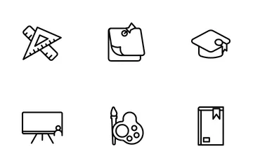 School Tools Icon Pack