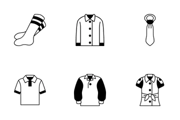 School Uniforms Icon Pack