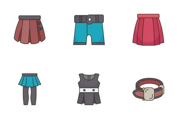 School Uniforms Icon Pack