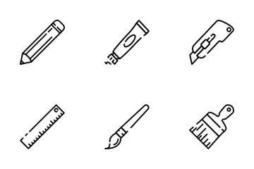 Schreiben & Werkzeug Symbolpack