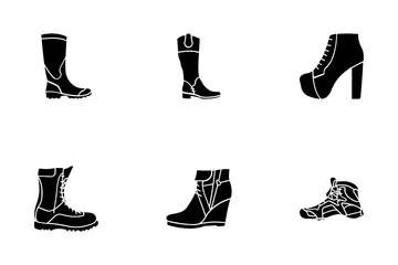 Schuhe und Stiefel Symbolpack