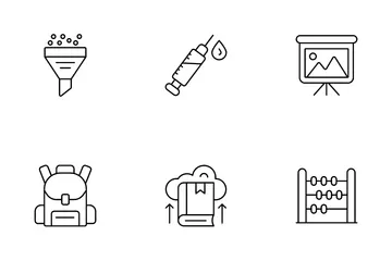 Schule und Bildung Symbolpack
