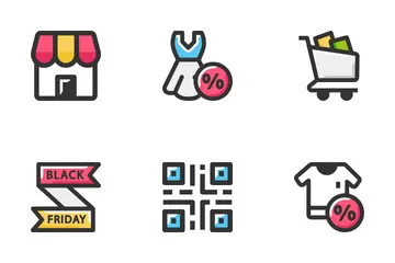 Schwarzer Freitag Icon Pack