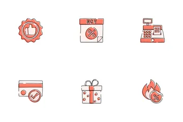 Schwarzer Freitag Icon Pack