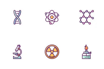 Science And Chemical Tools Icon Pack