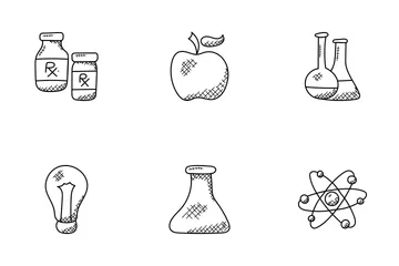 Science And Fiction Doodle Icons  Icon Pack