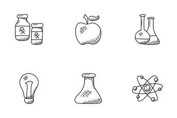 Science And Fiction Doodle Icons  Icon Pack