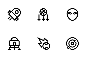 Science & Astronomy (Line) Icon Pack