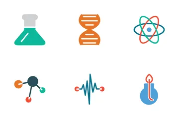Science Colored Icons Icon Pack