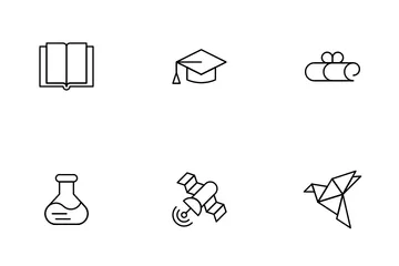 Science et éducation Icon Pack