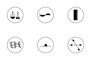 Science et recherche Icon Pack