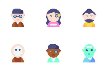 Science Fiction Avatars Icon Pack