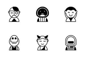 Science Fiction Avatars Icon Pack