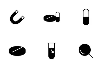 Science Glyph Icon Pack
