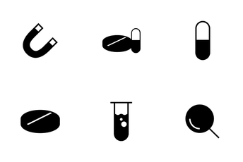 Science Glyph Icon Pack
