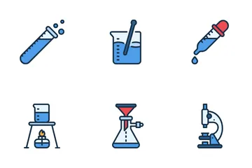 Science Laboratory Icon Pack