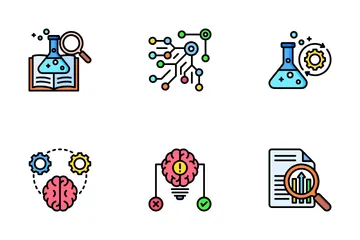 Science Research Icon Pack