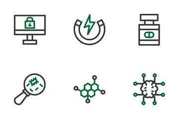 Science Research Icon Pack