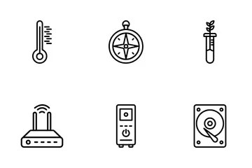 Technologie scientifique Pack d'Icônes