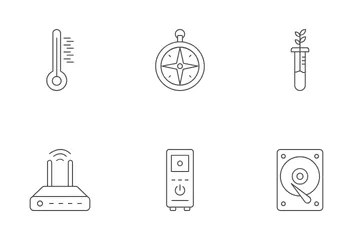 Technologie scientifique Pack d'Icônes