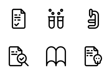 Scientific Paper Icon Pack