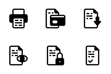 Scientific Paper Icon Pack