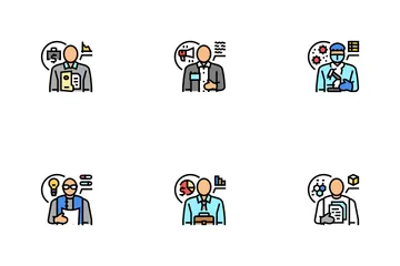 Scientist Laboratory Lab Science Icon Pack