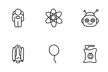 Scienze e tecnologia Icon Pack