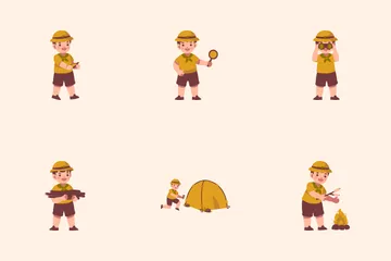 Scout Character Icon Pack